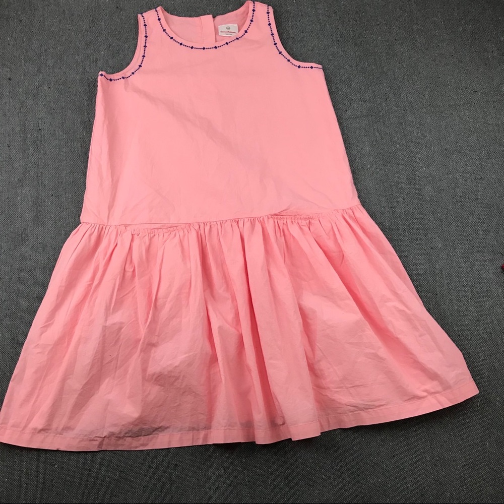 Hanna Andersson pink apron dress